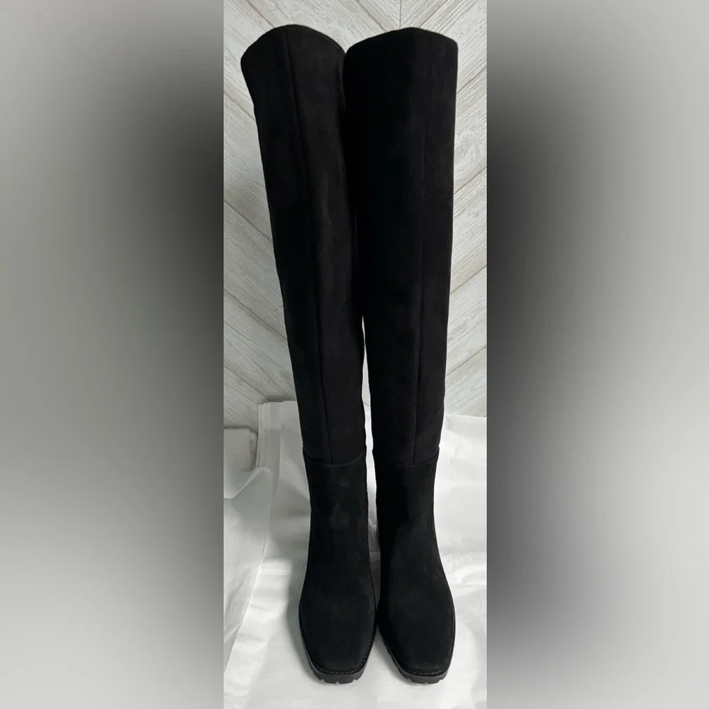 NEW Blondo over the knee black suede waterproof boots 6.5